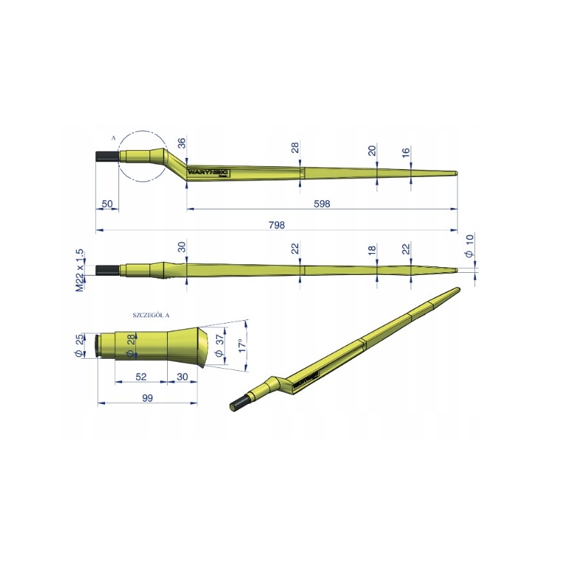 800mm warynski round loader