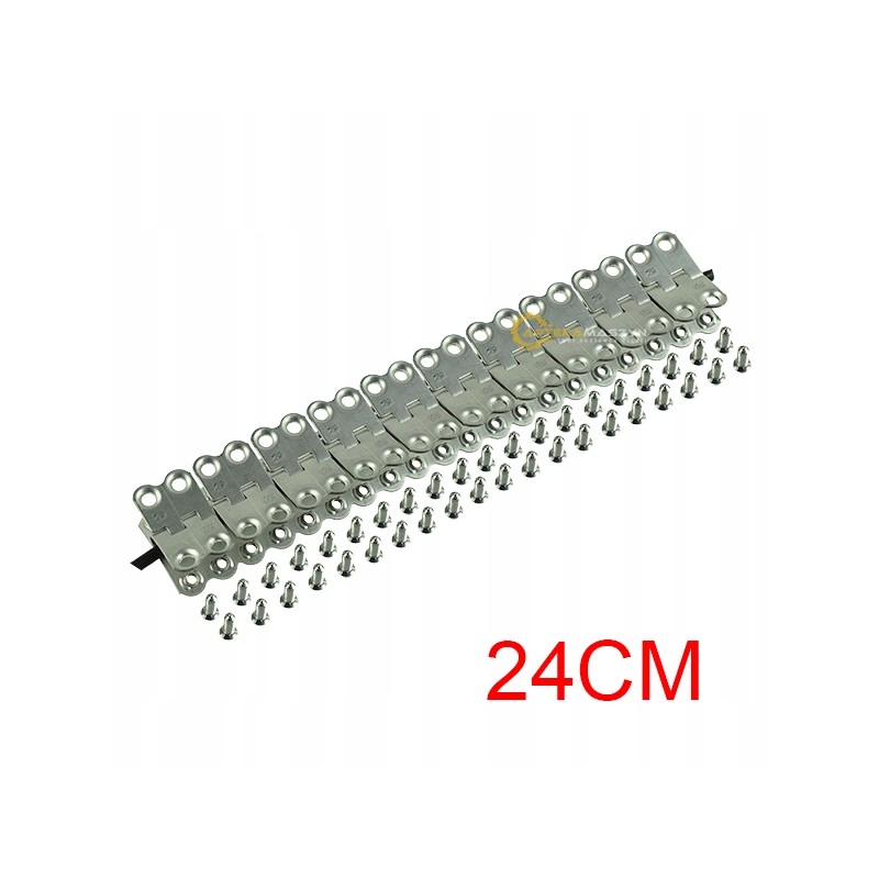 Round baler belt clip with MS25 240mm screws