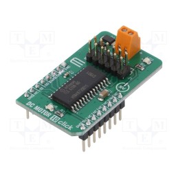 1 pcs x MIKROE - DC MOTOR 10 CLICK - Click board, motor driver, GPIO,SPI, TLE 6208-6 G, 5VDC