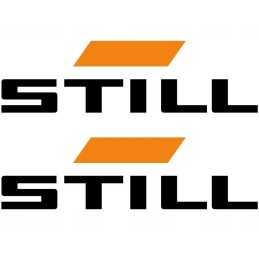 Stickers forklift inscription still 15 cm