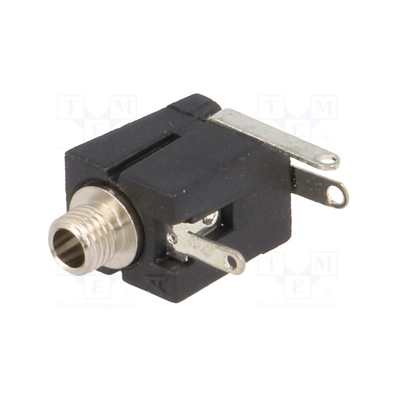 2 pcs x CLIFF - JYO-26 (FC6811) - Socket, Jack 2,5mm, female, mono, ways: 2, soldering,THT