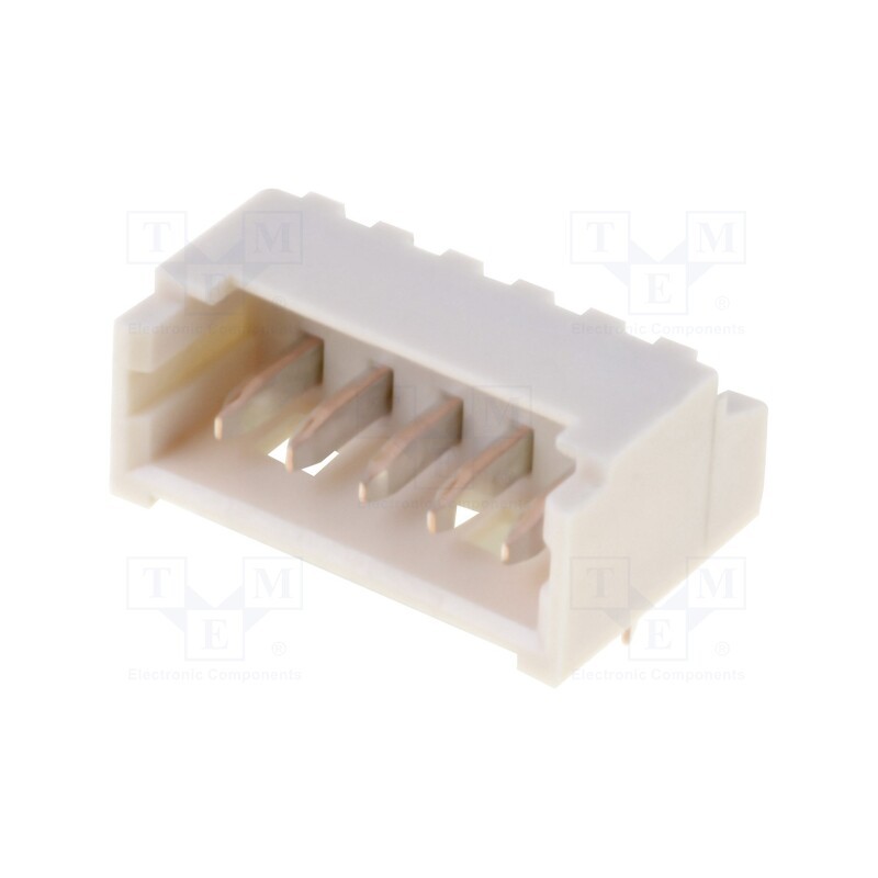 2 pcs x MOLEX - 530480510 - Socket, wire-board, male, PicoBlade™, 1.25mm, PIN: 5, THT, 1A, tinned