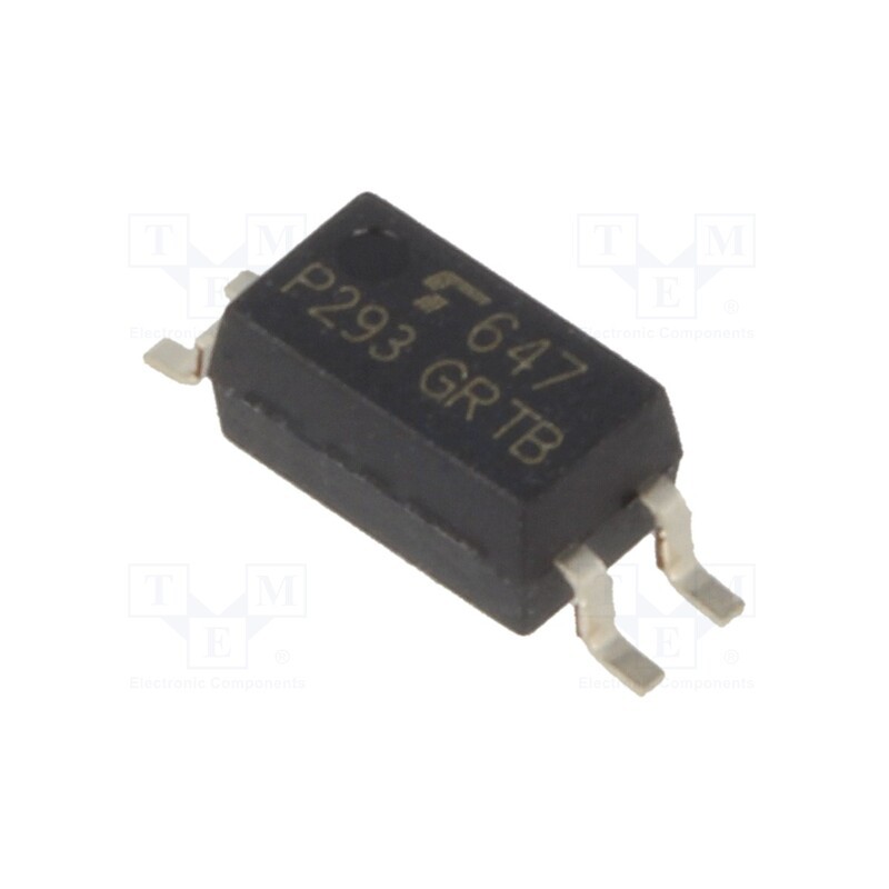 1 pcs x TOSHIBA - TLP293(GR.E(T - Optocoupler, SMD, Ch: 1, OUT: transistor, Uinsul: 3.75kV, Uce: 80V