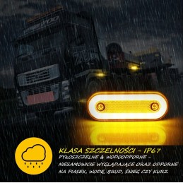 LED side marker light 12 24v