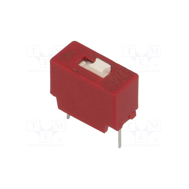 1 pcs x C&K - BD01 - Switch: DIP-SWITCH, Poles number: 1, OFF-ON, 0.025A/25VDC, Pos: 2