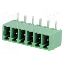 2 pcs x DEGSON ELECTRONICS - 15EDGRC-3.81-06P-14-00A(H) - Pluggable terminal block, 3.81mm, ways: 6, angled 90°, socket