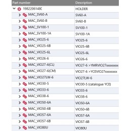 Yanmar SV60 and SV100 1a cable holder