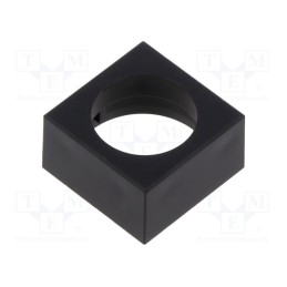 1 pcs x EAO - 61-9220.0 - Cover plate, 61, 15.3x15.3mm, Body: black, plastic