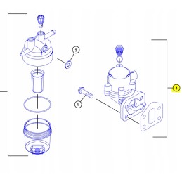 Cat 428d fuel pump 2010877