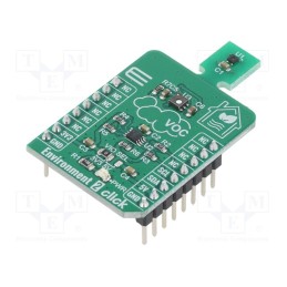 1 pcs x MIKROE - ENVIRONMENT 2 CLICK - Click board, air quality sensor,humidity/temperature sensor