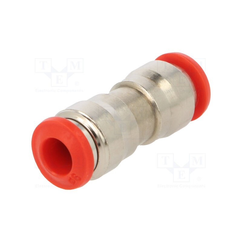 1 pcs x AIGNEP-50040 6 - Push-in fitting, straight,inline splice, -0.99÷20bar, -20÷80°C
