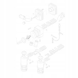 Hatz 01490901 air filter bracket 1d41 1d50