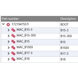 Yanmar rubber cover for joystick b15 b17