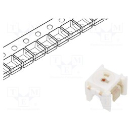 1 pcs x ams OSRAM - LA B6SP-EAFB-24-G3R3 - LED, SMD, PLCC2, amber, 25.3÷50.2lm, 7100÷18000mcd, 4.6x4.6x3.8mm