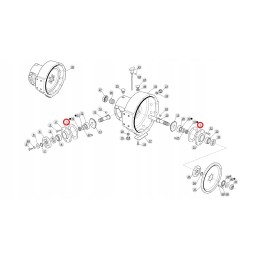 Manitou angular gear spacer