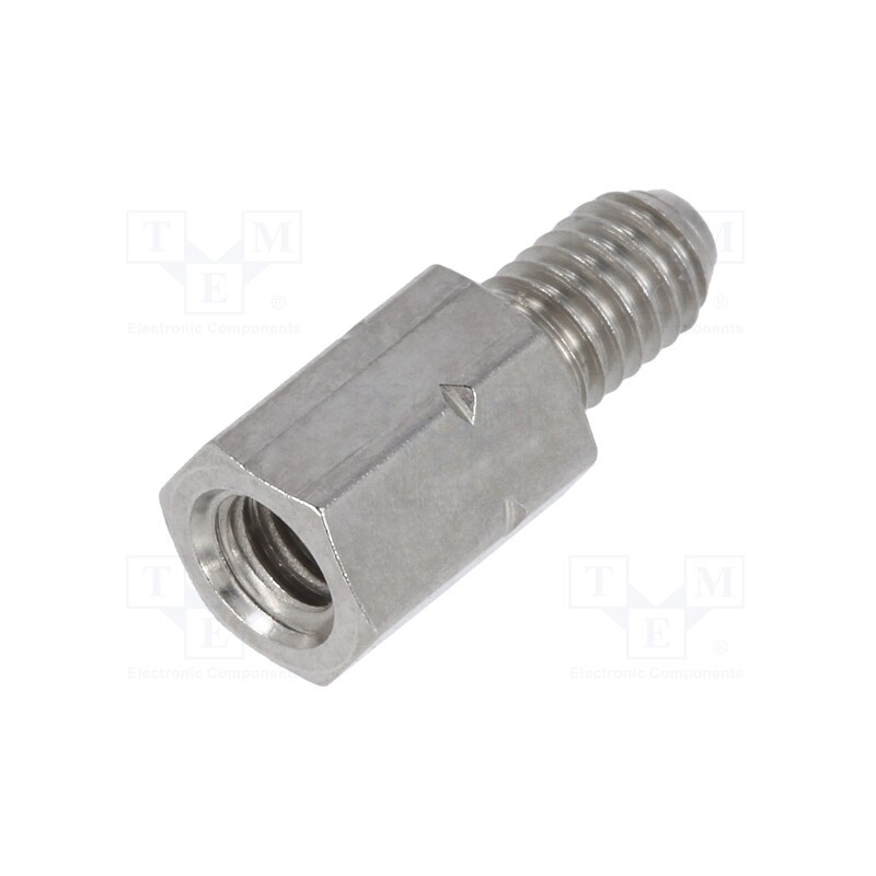 2 pcs x HARTING - 9670009974 - Threaded head screw, M3,UNC 4-40, Screw length: 11m