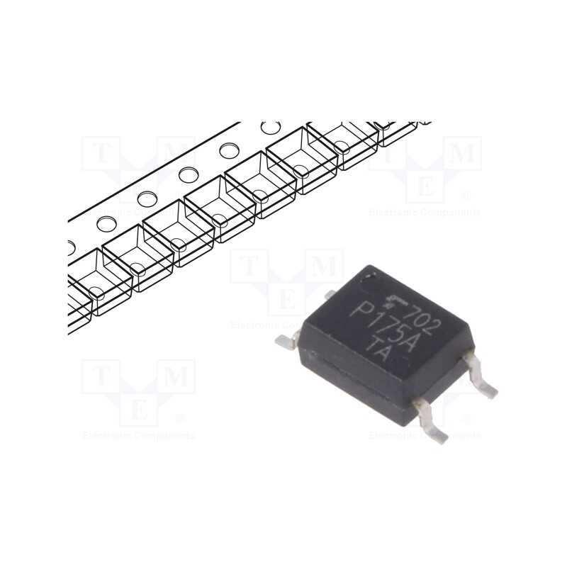 1 pcs x TOSHIBA - TLP175A(E(T - Optocoupler, SMD, Ch: 1, OUT: MOSFET, 3.75kV, SO6