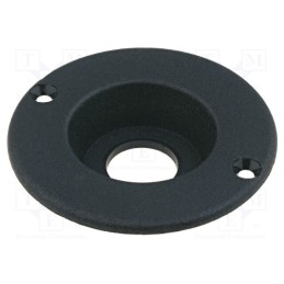 2 pcs x CLIFF - SRP1 BLACK - Mounting adapter, Jack 6,3mm sockets