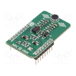 1 pcs x MIKROE - MIC 2 CLICK - Click board, microphone, I2C, AD5171,MCP6022, prototype board