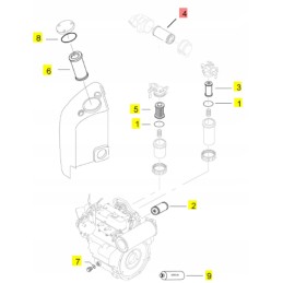 Yanmar air filter element vio15