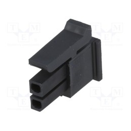 2 pcs x MOLEX - 430250200 - Plug, wire-board, female, Micro-Fit 3.0, 3mm, PIN: 2, w/o contacts