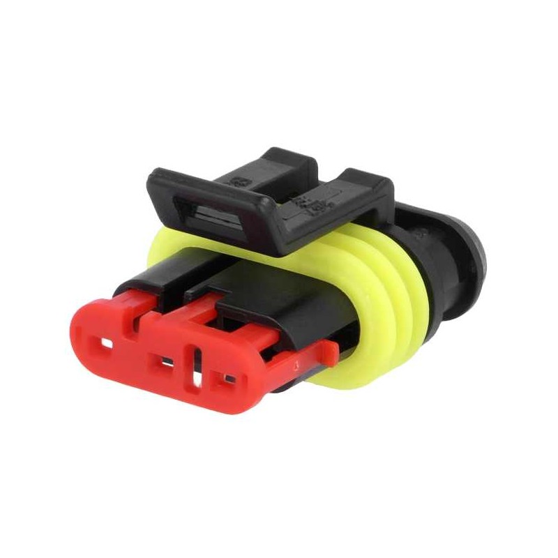 Superseal 1 5 pin 3 female connector housing