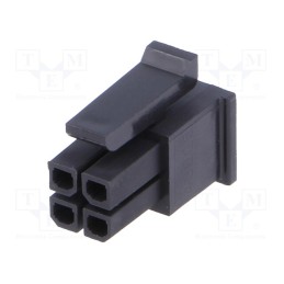 2 pcs x MOLEX - 430250400 - Plug, wire-board, female, Micro-Fit 3.0, 3mm, PIN: 4, w/o contacts