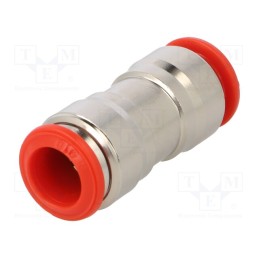 1 pcs x AIGNEP-50040 10 - Push-in fitting, straight,inline splice, -0.99÷20bar, -20÷80°C