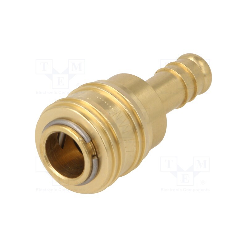 1 pcs x PNEUMAT-S26 WO10 - Quick connection coupling, straight, max.35bar, brass, D: 25mm
