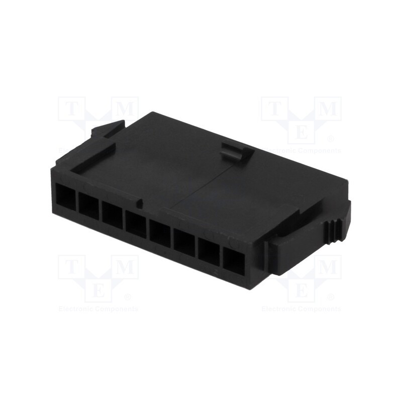 2 pcs x MOLEX - 436400800 - Plug, wire-wire, male, Micro-Fit 3.0, 3mm, PIN: 8, w/o contacts