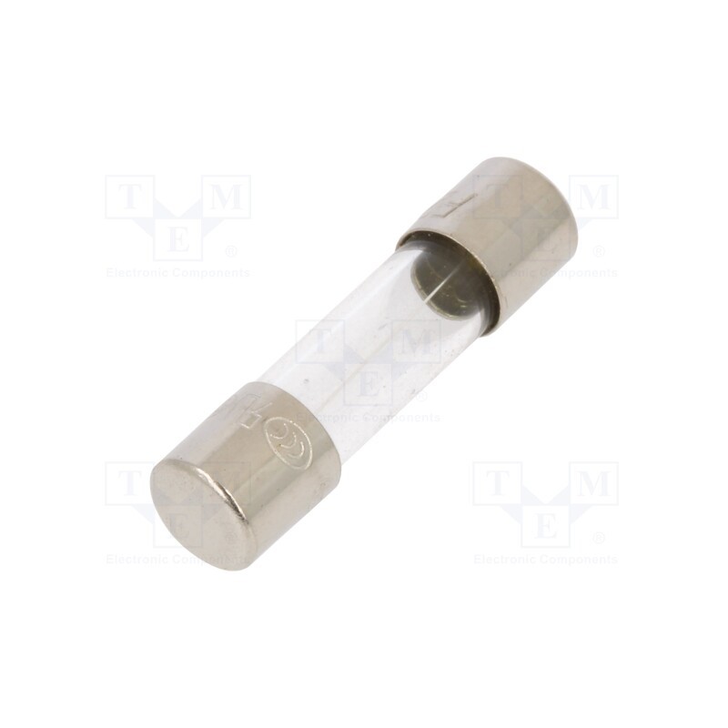 5 pcs x OPTIFUSE - FSD-2A - Fuse: fuse, quick blow, 2A, 250VAC, glass, 5x20mm, brass, bulk