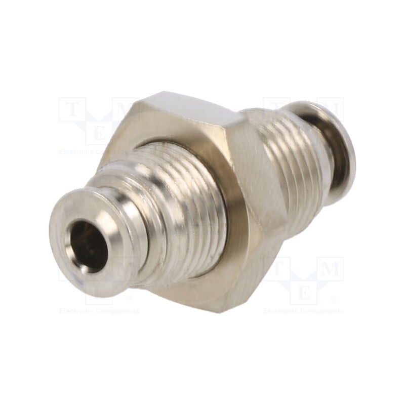 1 pcs x AIGNEP-57050 4 - Push-in fitting, bulkhead,straight,inline splice, -0.99÷20bar