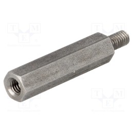 10 pcs x DREMEC - 246X30 - Screwed spacer sleeve, 30mm, Int.thread: M4, Ext.thread: M4