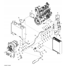 Connector john deere e330lc 903k 803m 959m