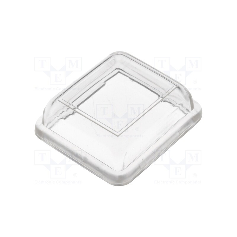 2 pcs x BULGIN - F0180LOAAA - Accessories: cover, Body: transparent, 24x21mm, 8650 series