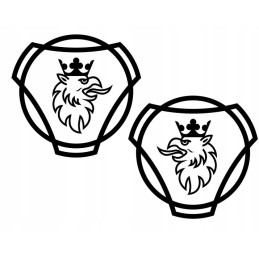 Scania sticker logo, truck, truck, neck, 90 cm