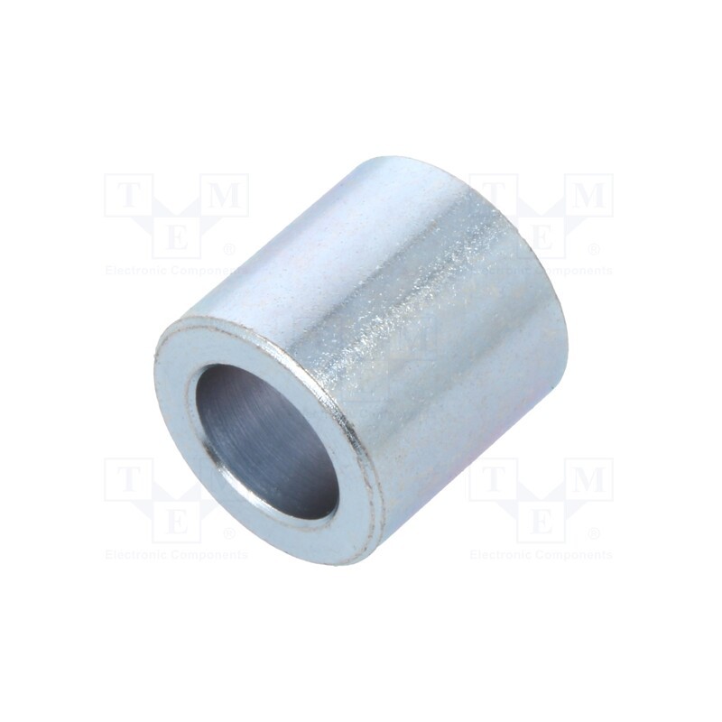 10 pcs x DREMEC - 3210/6,2X10 - Spacer sleeve, 10mm, cylindrical, steel, zinc, Out.diam: 10mm