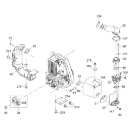 Wacker rammers bs manifold carburetor filter 5100032179