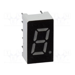 1 pcs x OPTO Plus LED - OPD-S3011LE-BW - Display: LED, 7-segment, 7.62mm, 0.3', No.char: 1, red, 40mcd