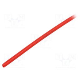 5 m x FESTO-558217 - Pneumatic tubing, -0.95÷14bar, polyetylene, PLN, red, -30÷80°C