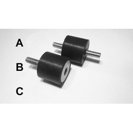 Vibro-isolator engine mount 40x40 m8 abc