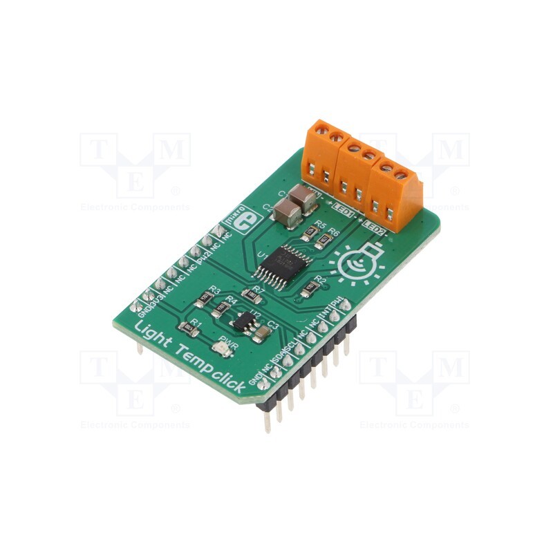 1 pcs x MIKROE - LIGHT TEMP CLICK - Click board, lighting sensor,proximity sensor, I2C, APDS-9930