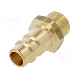 1 pcs x PNEUMAT-ES 14 NA - Quick connection coupling, 0÷35bar, brass, 33mm, 1000l/min