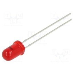 1 pcs x KINGBRIGHT ELECTRONIC - L-56BSURDK - LED, 5mm, red, blinking, 400÷800mcd, 60°, 3.5÷14V, 22mA, 1.5÷3Hz