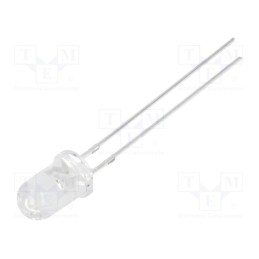 1 pcs x OPTOSUPPLY - OSV5YL5111A - LED, 5mm, violet, 220÷350mcd, 15°, Front: convex, 3÷3.6V