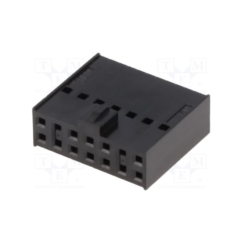 2 pcs x MOLEX - 901420014 - Plug, wire-board, female, C-Grid III, 2.54mm, PIN: 14, w/o contacts