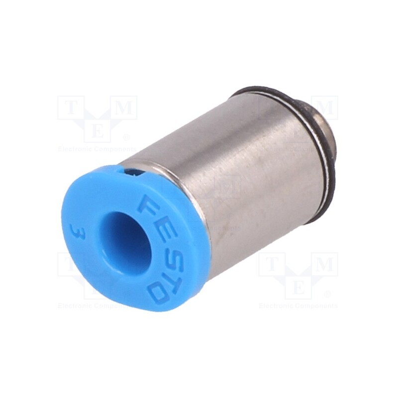 1 pcs x FESTO-153313 - Push-in fitting, threaded,straight, -0.95÷6bar, Thread: M5