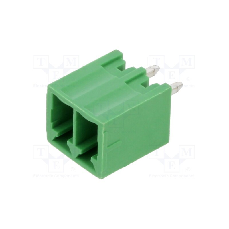 2 pcs x AMPHENOL ANYTEK - OQ0212500000G - Pluggable terminal block, 3.5mm, ways: 2, straight, socket, male