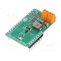 1 pcs x MIKROE - LED DRIVER 5 CLICK - Click board, LED driver, PWM, TPS54200, prototype board
