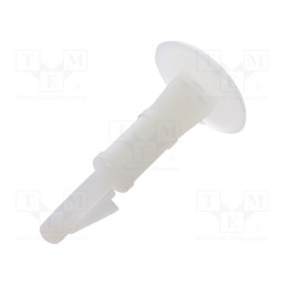10 pcs x DREMEC - 8G820V40986 -AS - Assembly stud, polyamide, L: 12.7mm, latch/latch, Ø2: 5.4mm, Ø1: 4mm